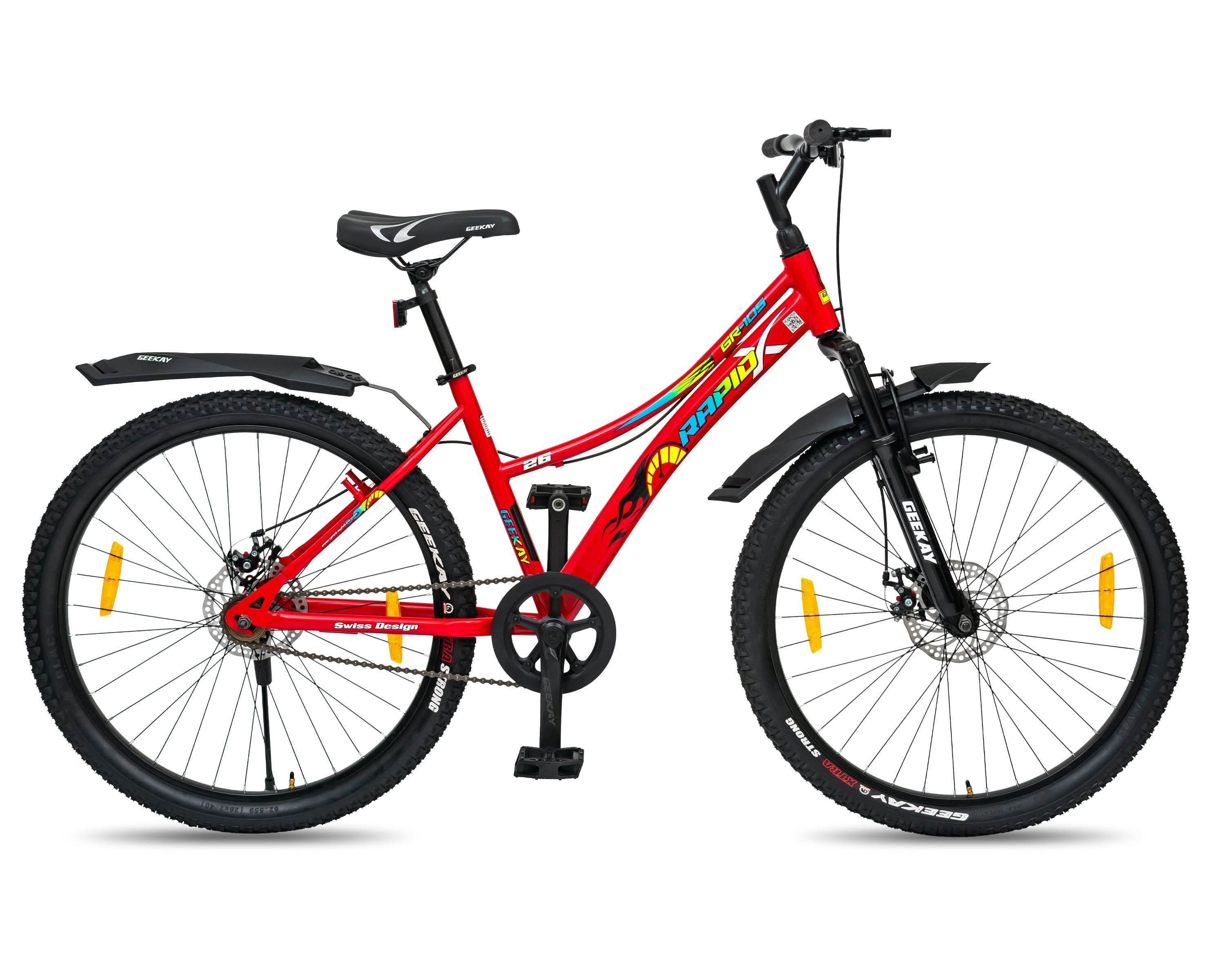 24 inch red cycle