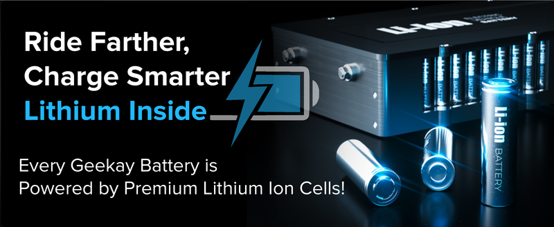 Ride Farther Charge Smarter Lithium Inside Mobile Banner