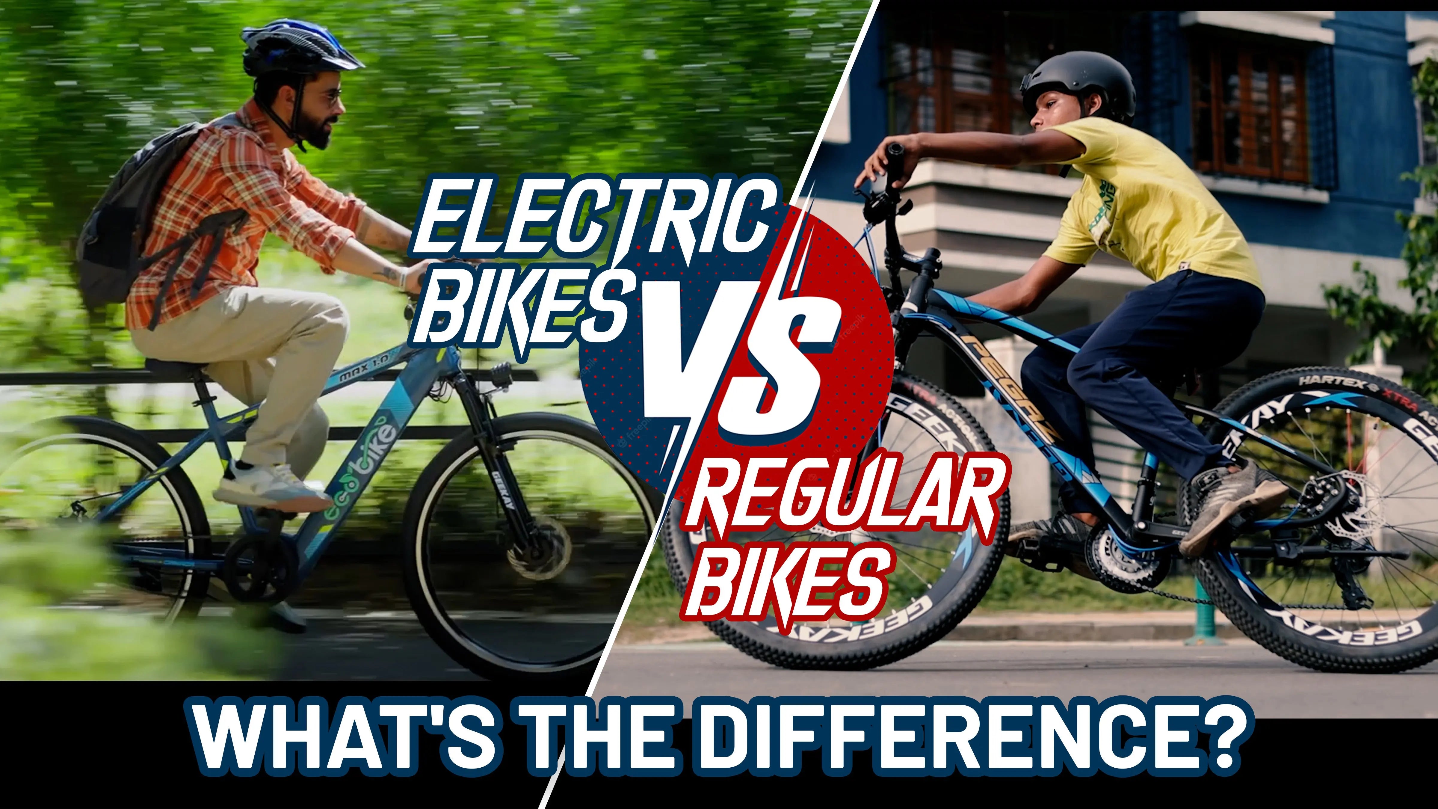 Difference Between Electric Bike vs Regular Bike