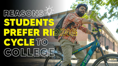 Why Students prefer to ride bicycle to college?