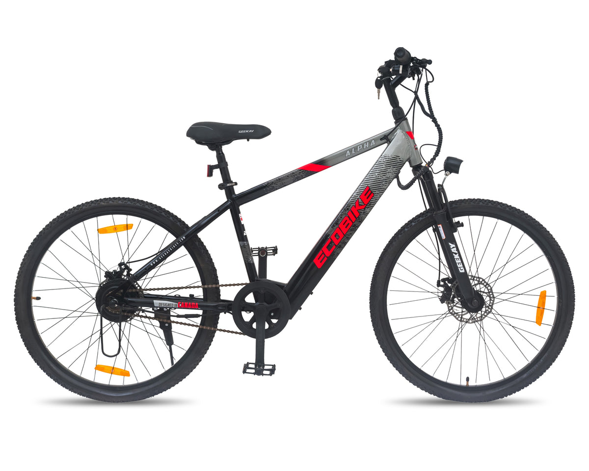 ECO BIKE ALPHA 26T (WITH 7.8/9 AH LI-ION BATTERY) Geekay Bikes