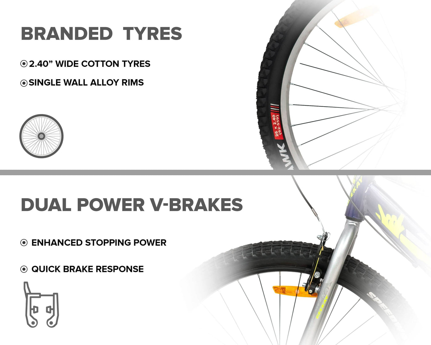 "SWAG 24T - Geekay Bikes"