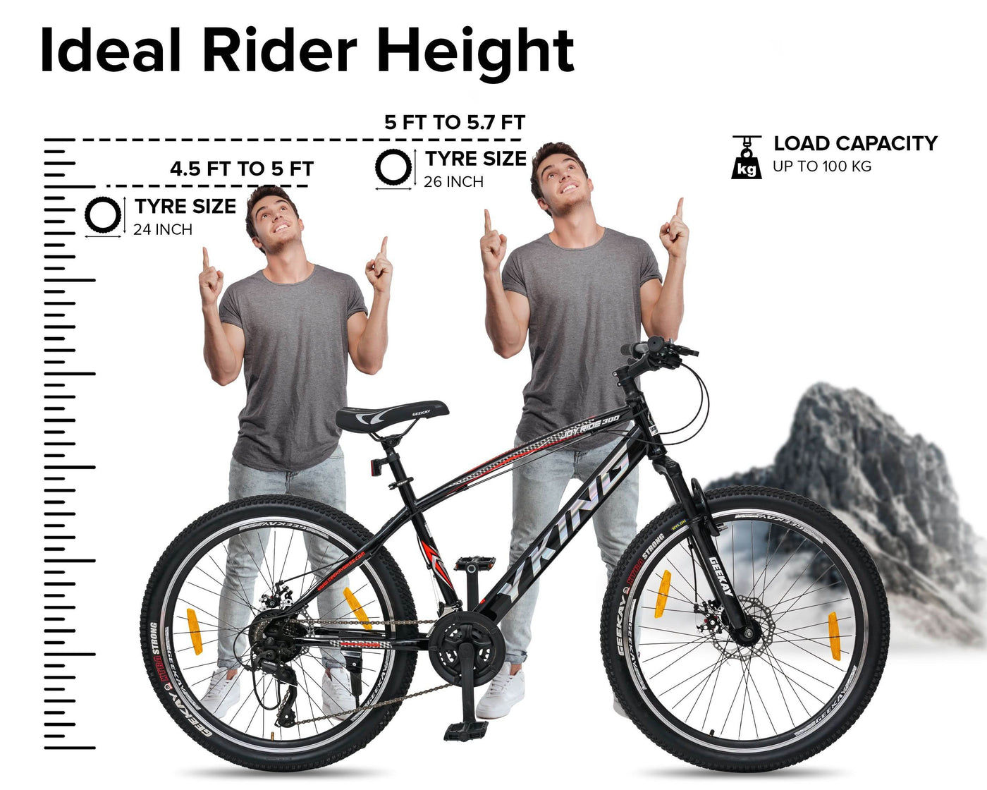 "Y-KING MULTI-SPEED 26T - Geekay Bikes"