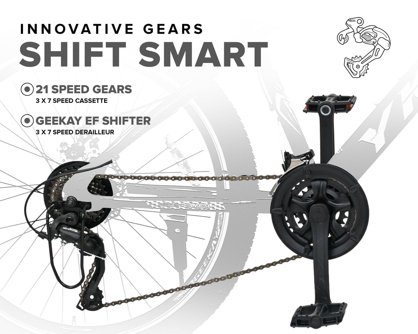 "Y-KING MULTI-SPEED 26T - Geekay Bikes"