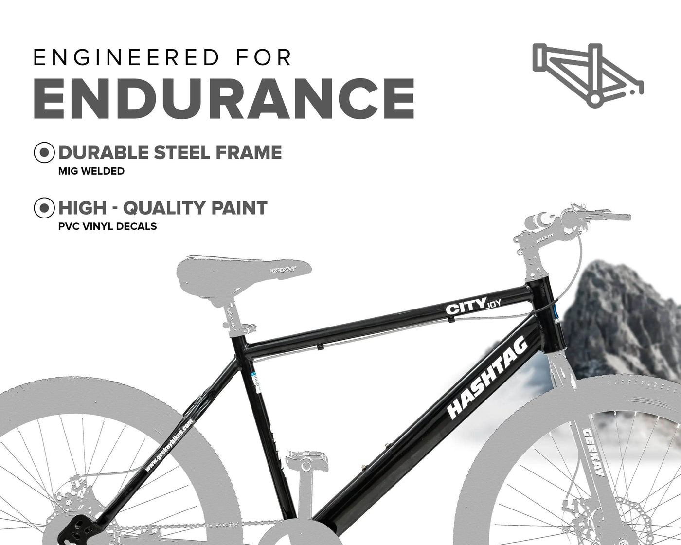 "HASHTAG 26T - Geekay Bikes"