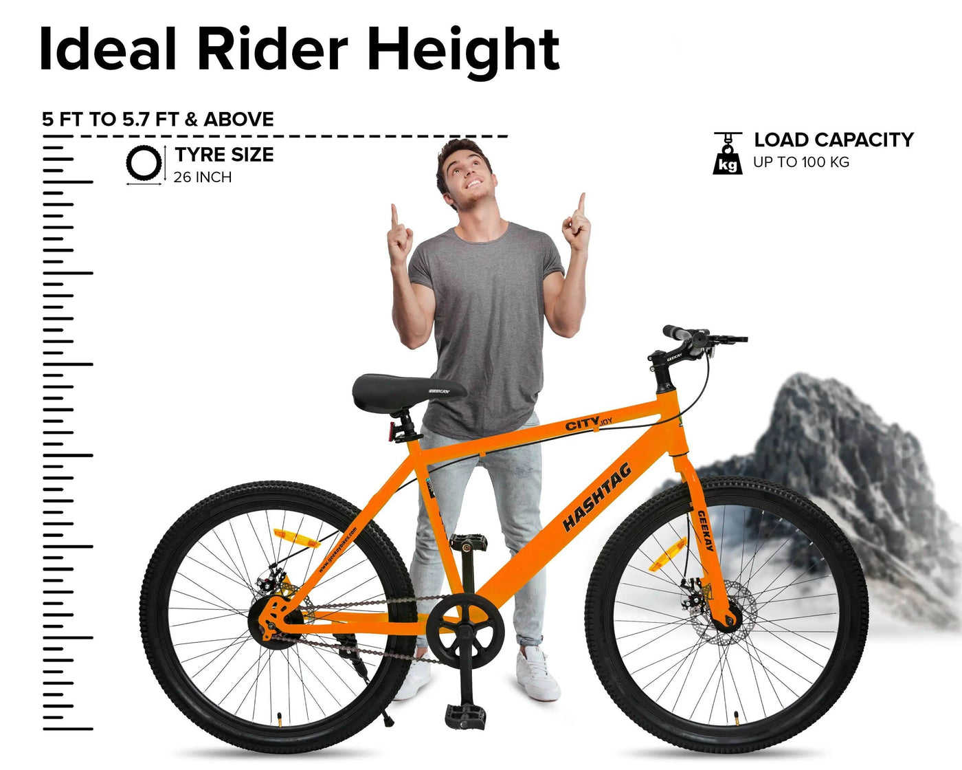 "HASHTAG 26T - Geekay Bikes"