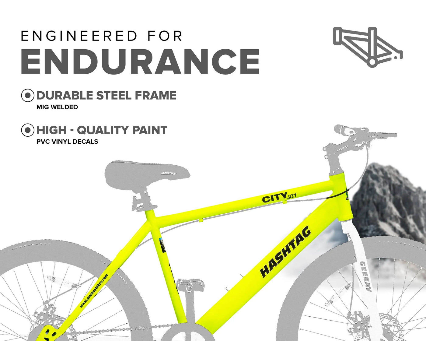 "HASHTAG 26T - Geekay Bikes"