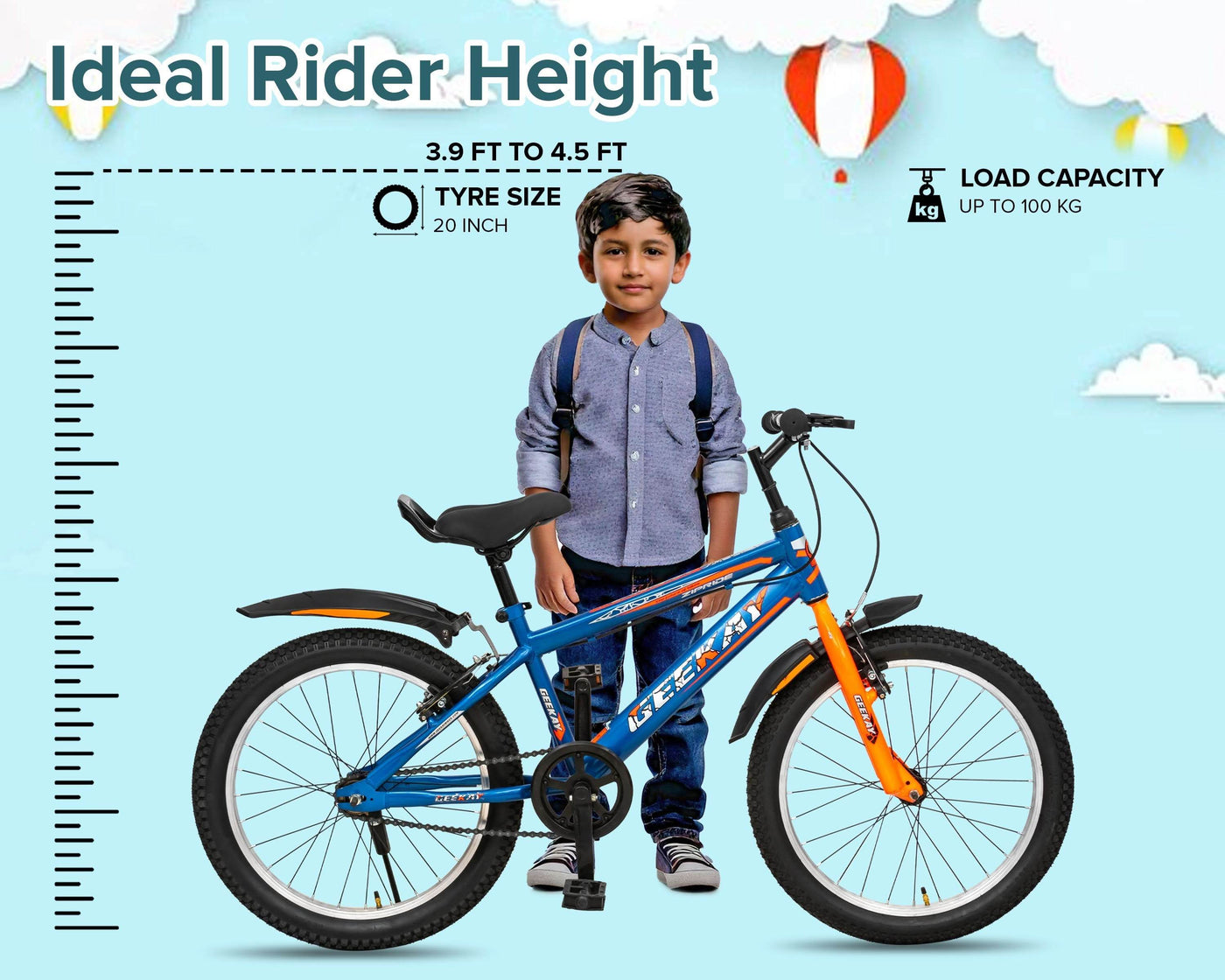 "ZIPRIDE 20T - Geekay Bikes"