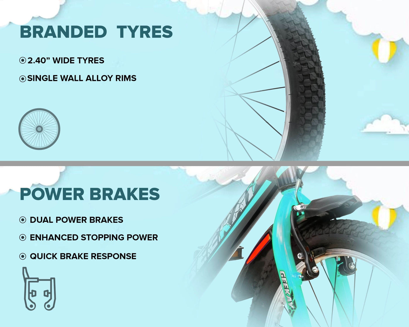 "ZIPRIDE 20T - Geekay Bikes"