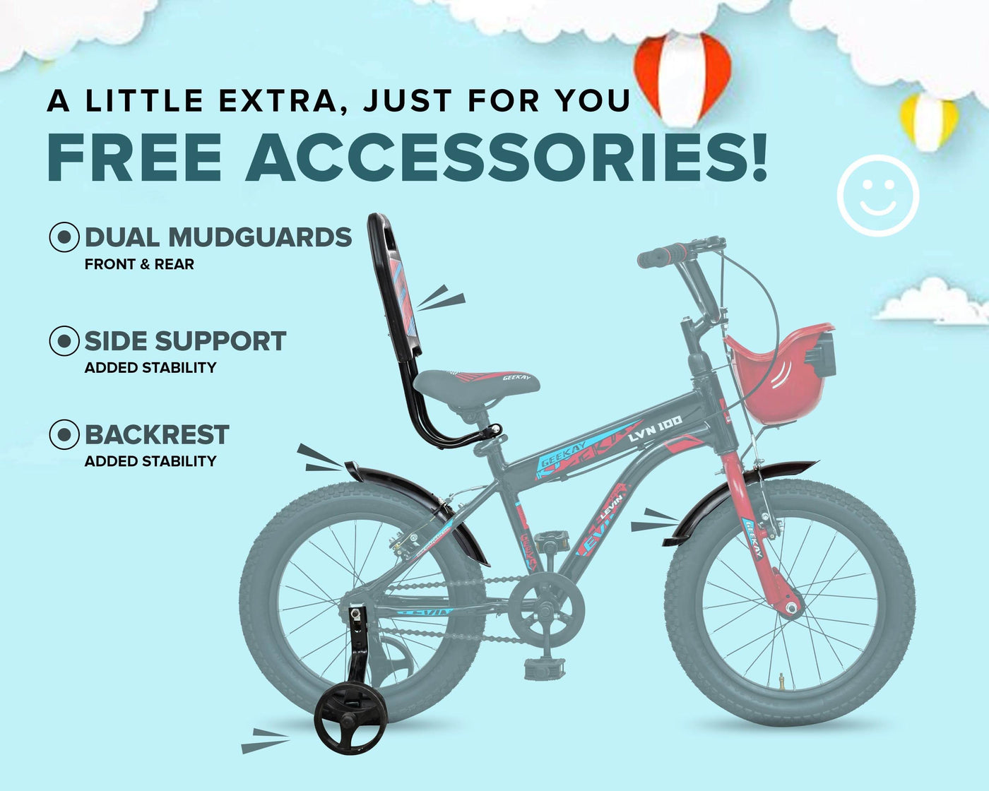 "LEVIN 16T - Geekay Bikes"