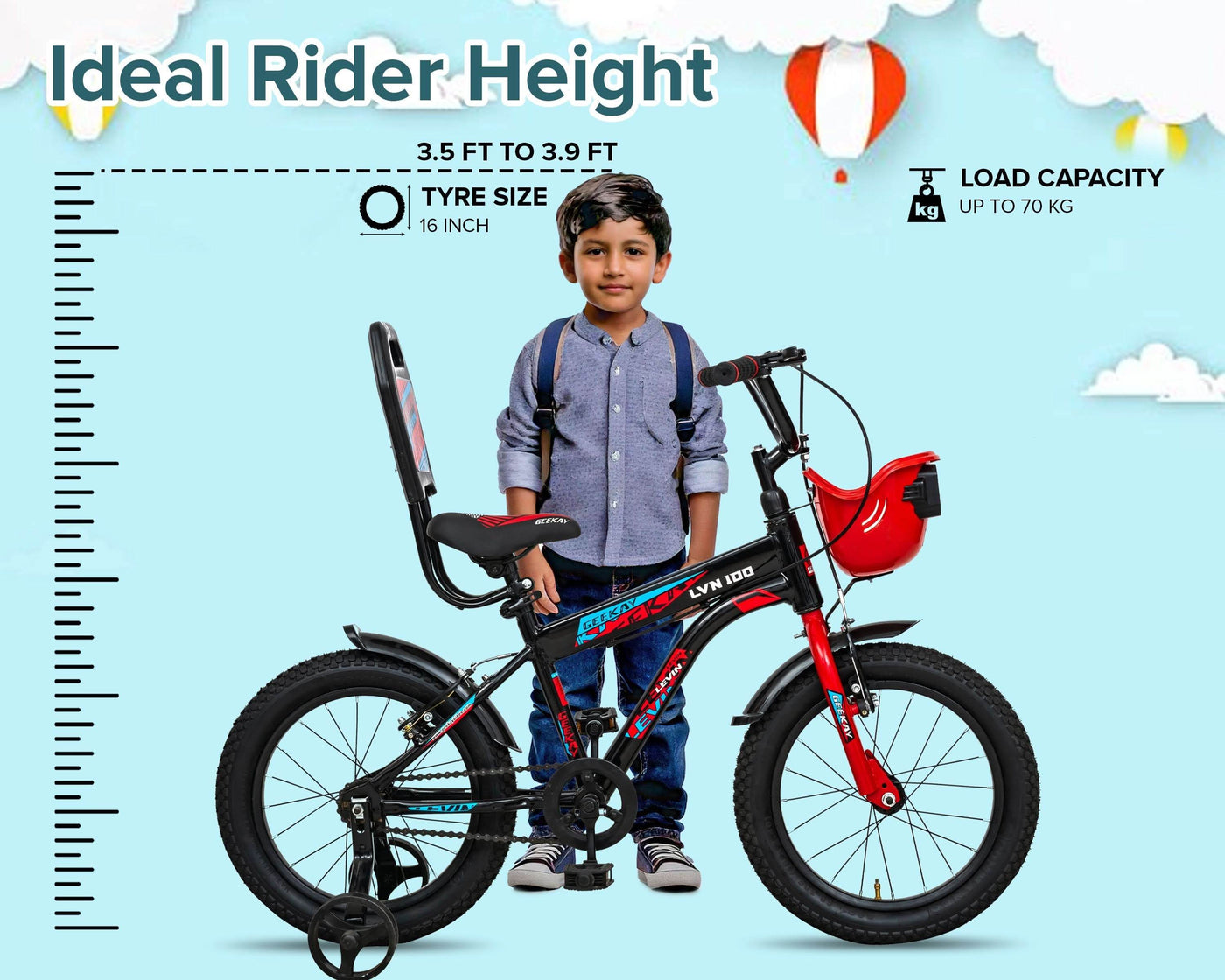 "LEVIN 16T - Geekay Bikes"