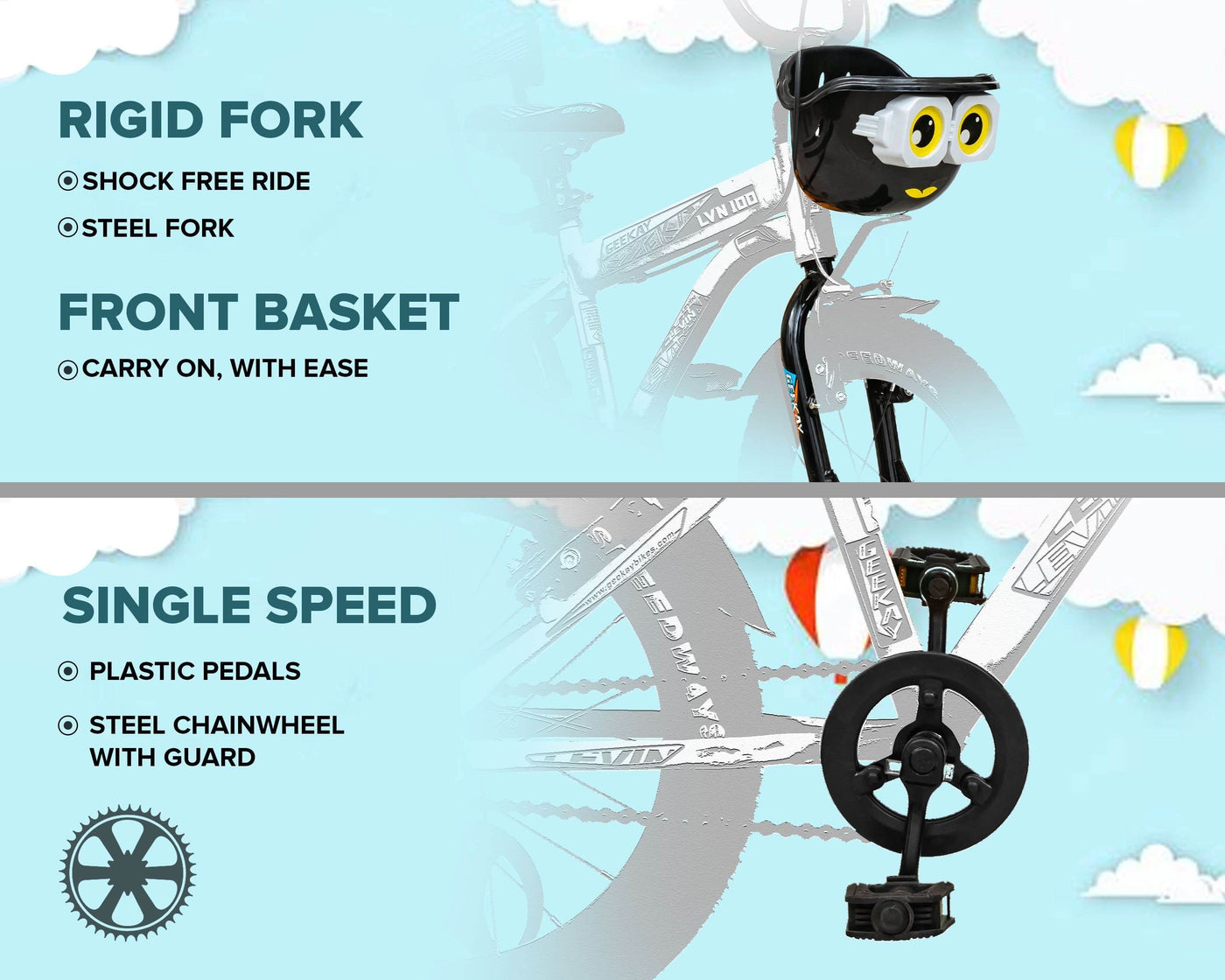 "LEVIN 16T - Geekay Bikes"