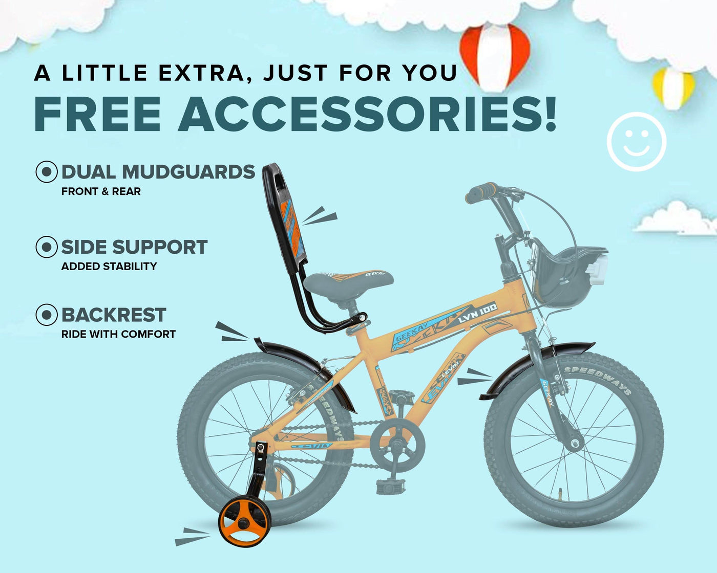 "LEVIN 16T - Geekay Bikes"