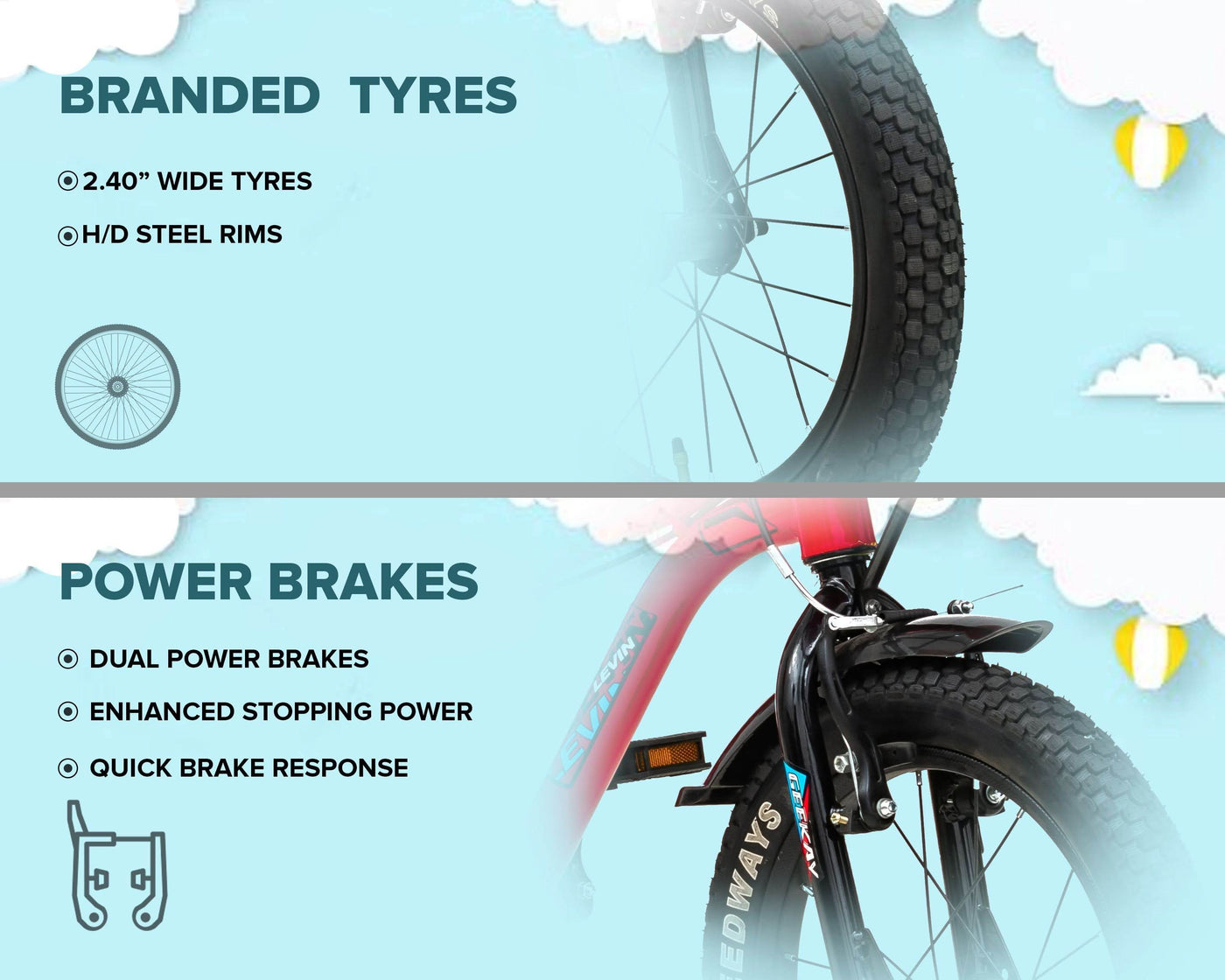 "LEVIN 16T - Geekay Bikes"