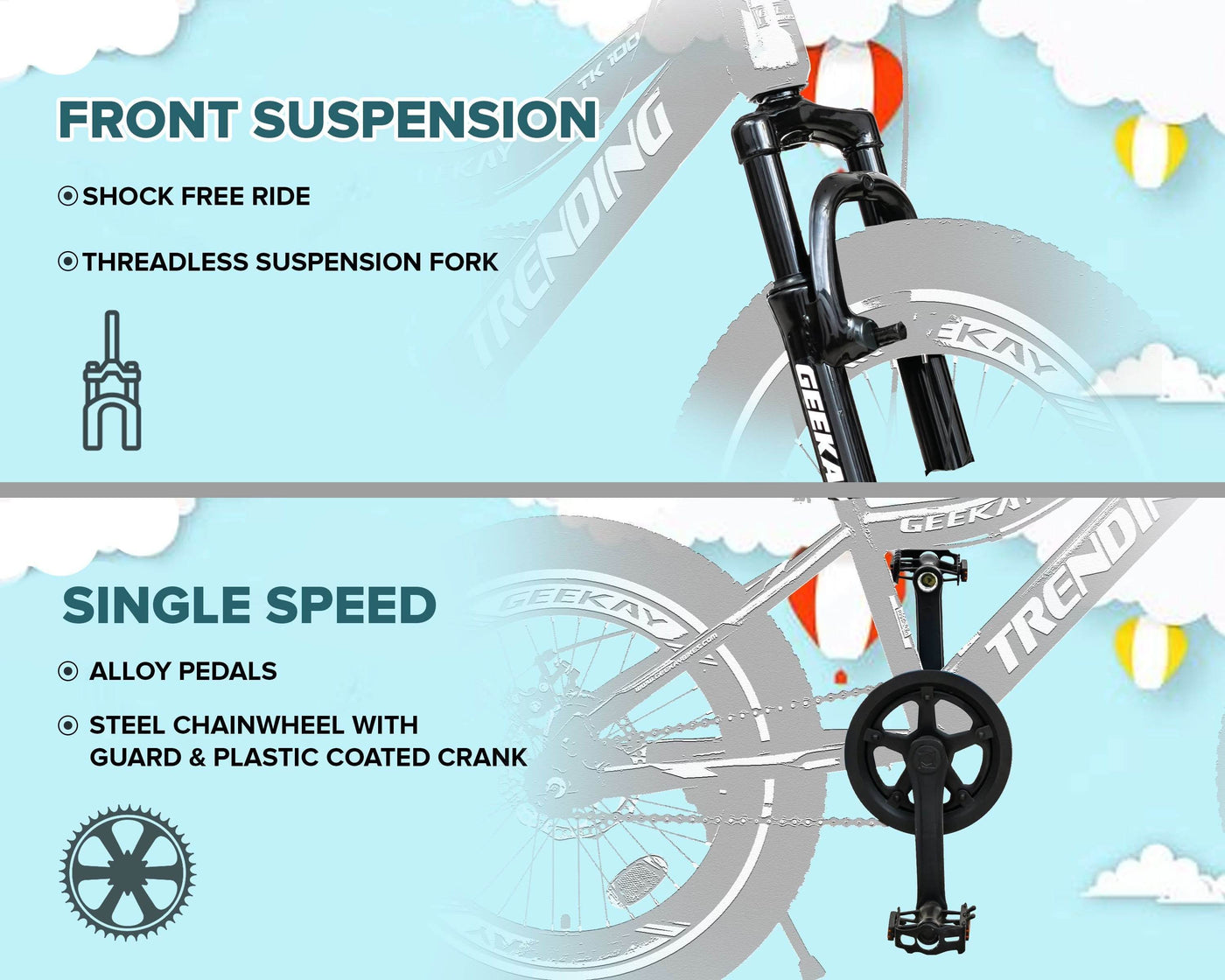 "TRENDING 20T - Geekay Bikes"