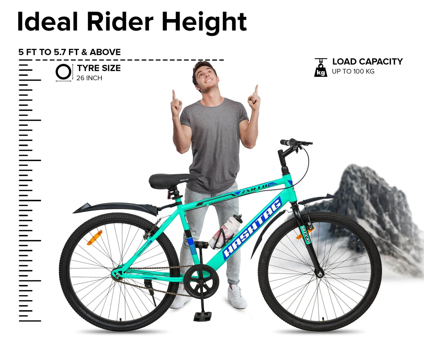 "HASHTAG ZXR 1.0 26T - Geekay Bikes"