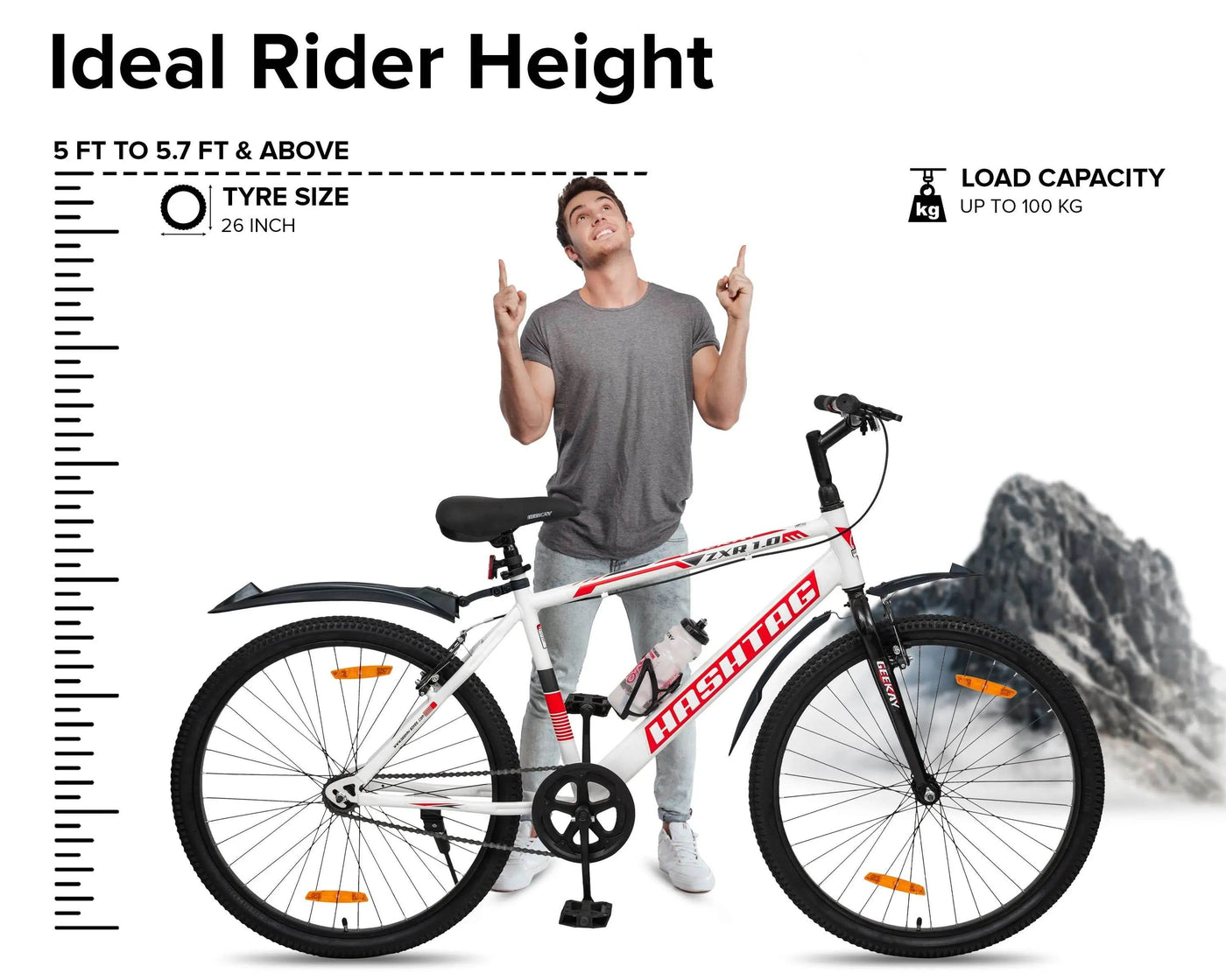 "HASHTAG ZXR 1.0 26T - Geekay Bikes"