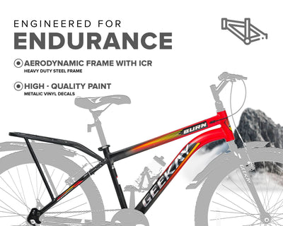 "BURN - RIGID FORK 26T - Geekay Bikes"