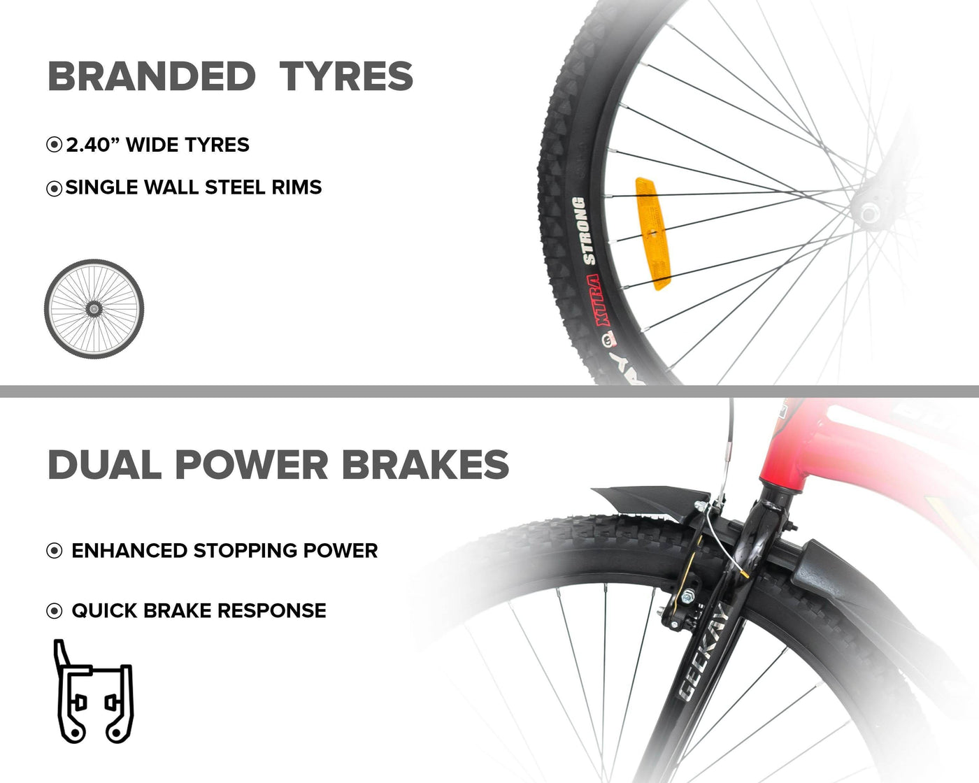 "BURN - RIGID FORK 26T - Geekay Bikes"