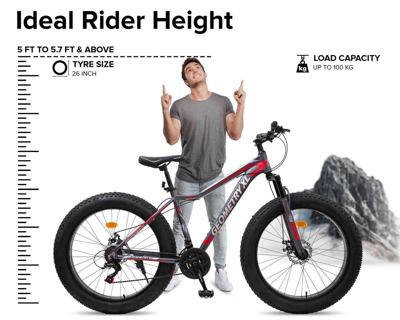 "GEOMETRY XL 26T - Geekay Bikes"