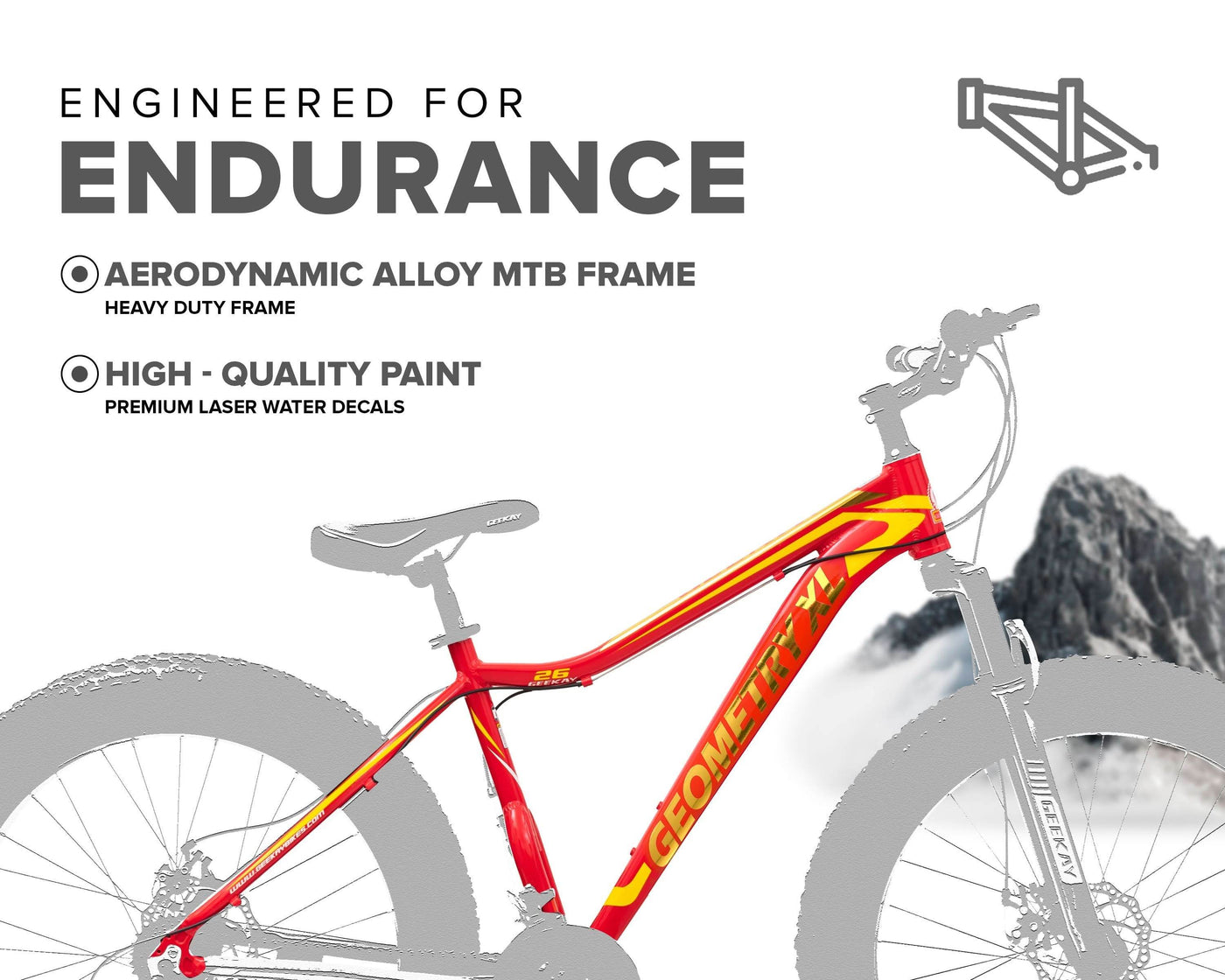 "GEOMETRY XL 26T - Geekay Bikes"