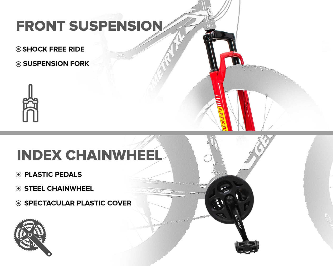 "GEOMETRY XL 26T - Geekay Bikes"