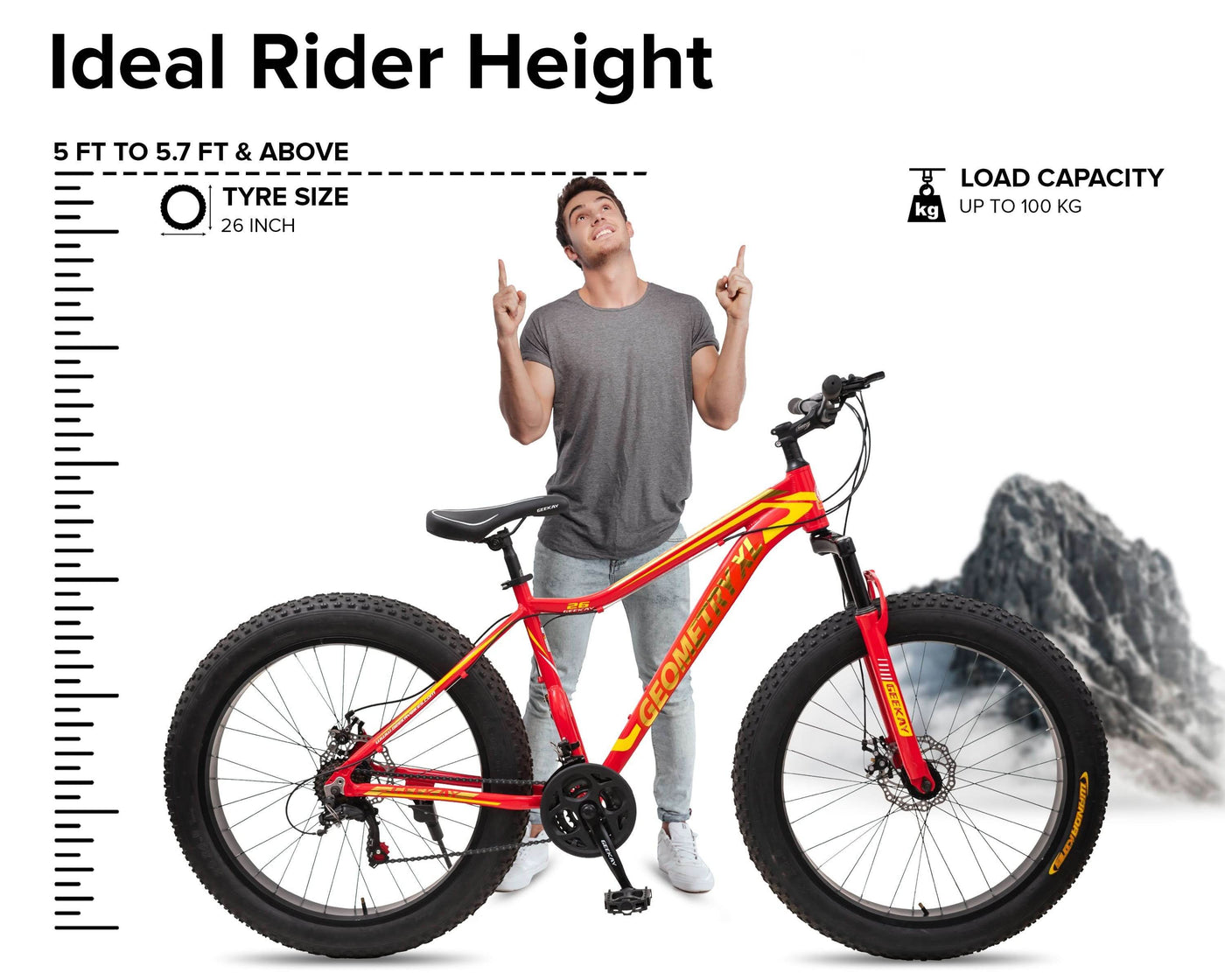 "GEOMETRY XL 26T - Geekay Bikes"