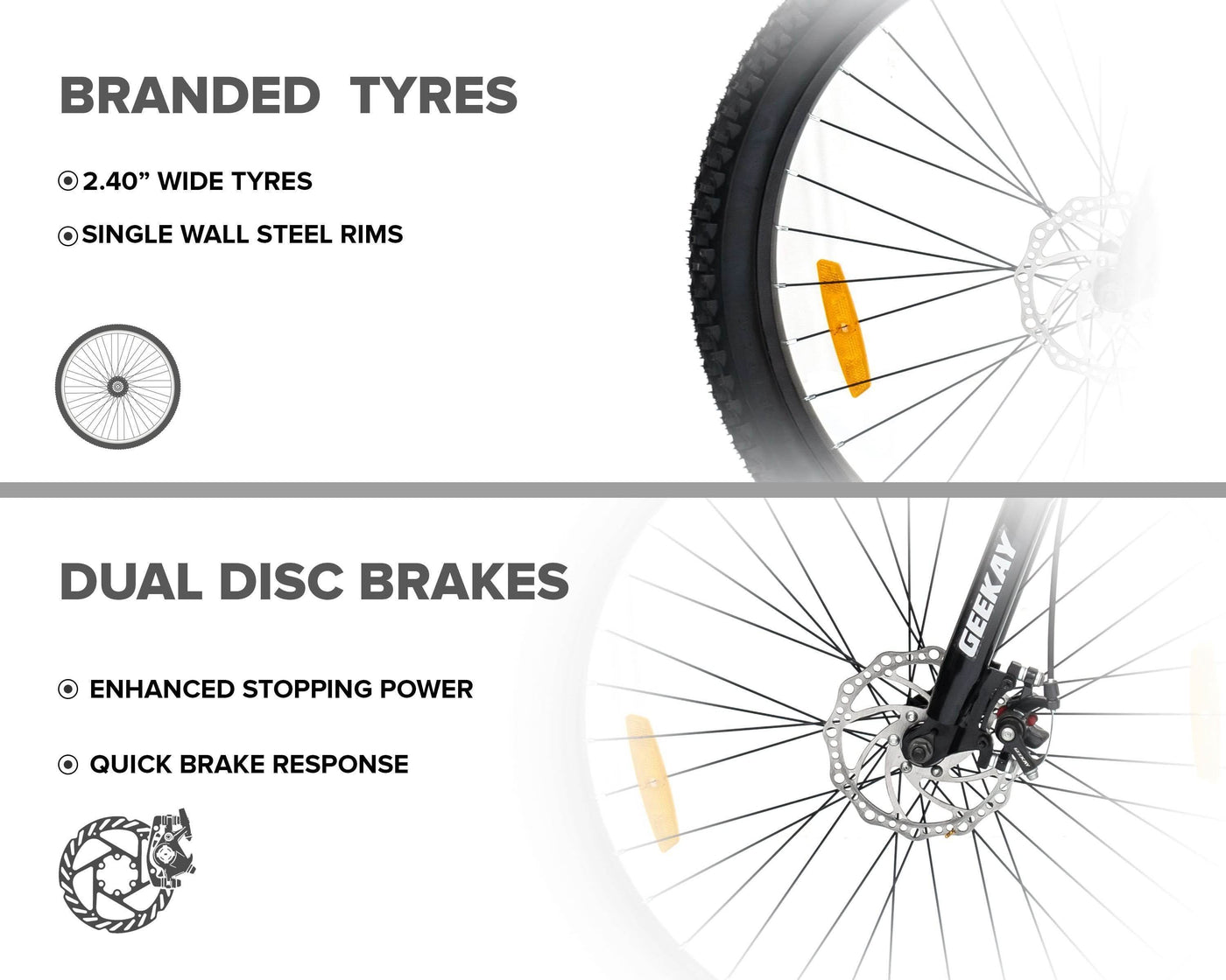 "BURN - SUSPENSION FORK 27.5T - Geekay Bikes"