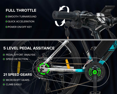 "ECO BIKE LIT+ MULTI-SPEED 27.5T - Geekay Bikes"