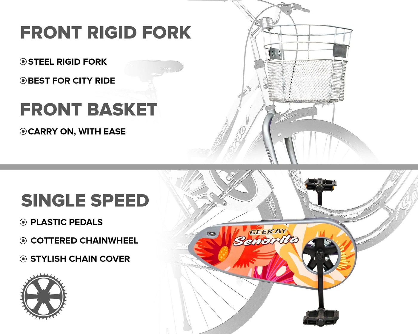 "SENORITA 26T - Geekay Bikes"