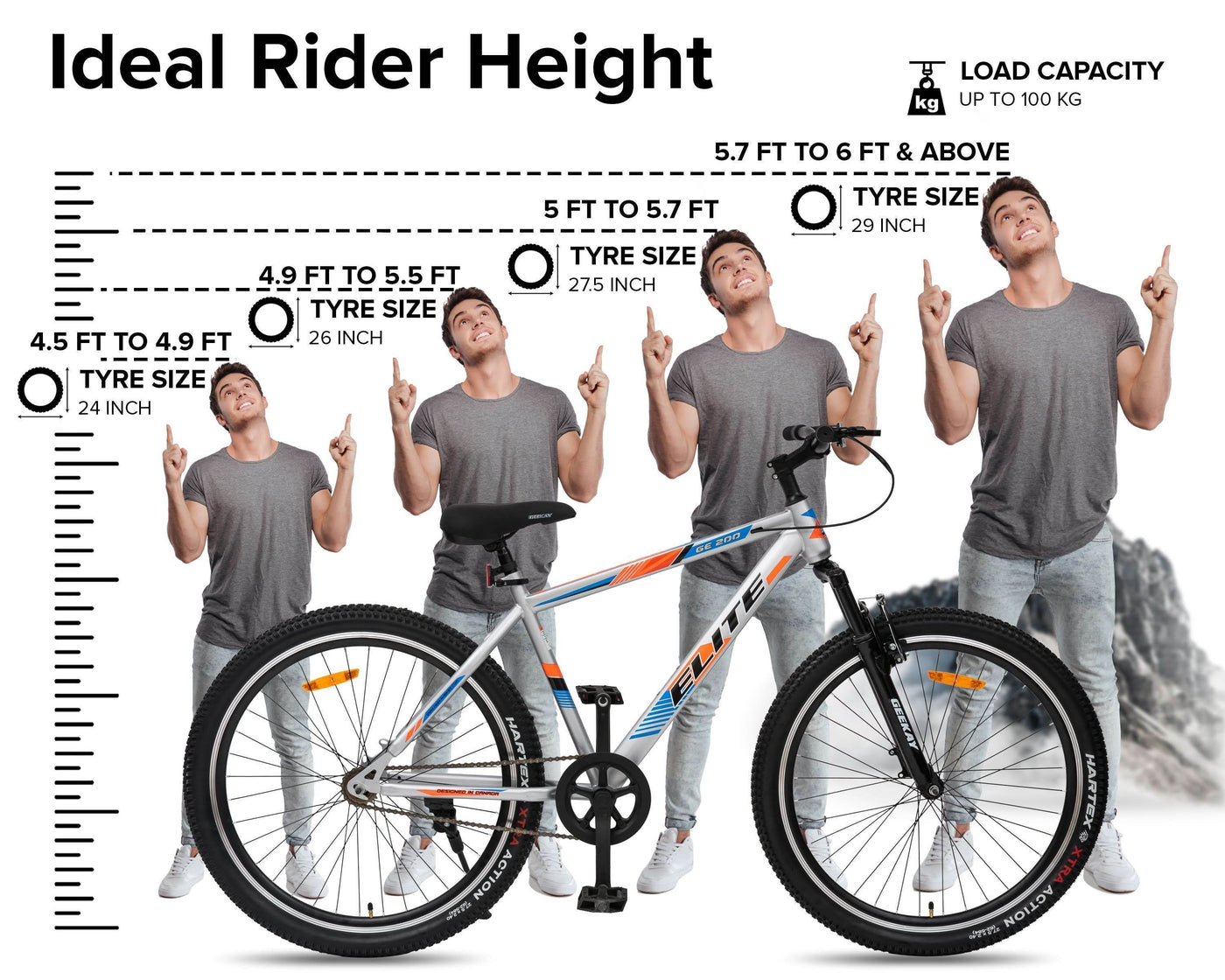 "ELITE 29T (with Power Brakes) - Geekay Bikes"