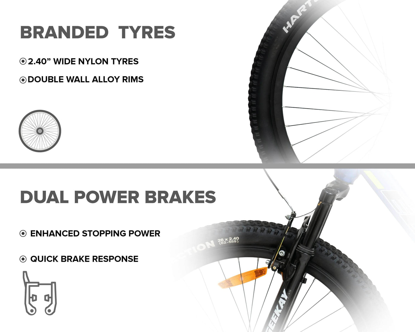 "ELITE 29T (with Power Brakes) - Geekay Bikes"