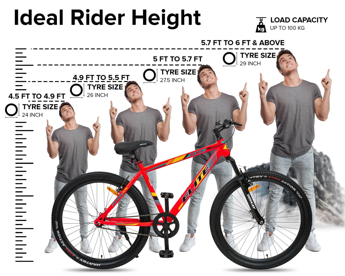 "ELITE 29T (with Power Brakes) - Geekay Bikes"