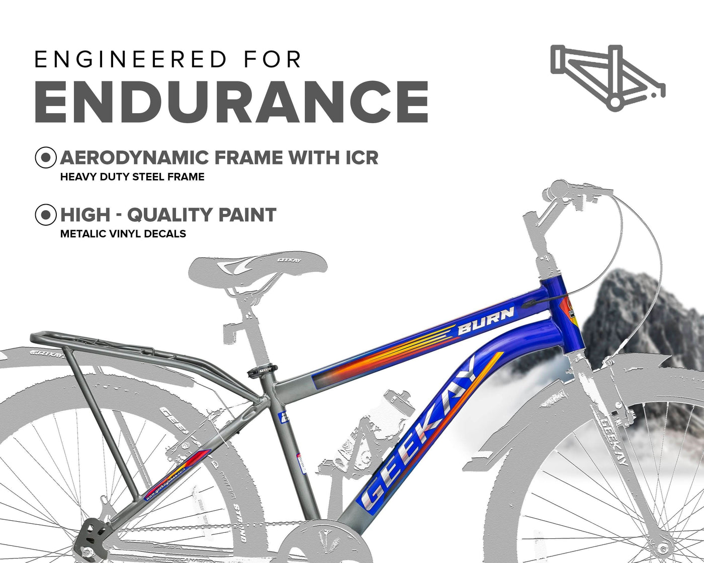 "BURN - RIGID FORK 26T - Geekay Bikes"