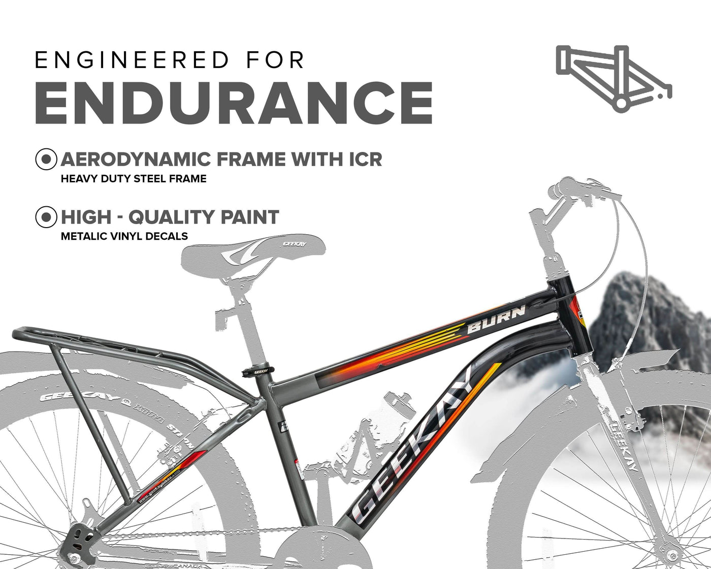 "BURN - RIGID FORK 26T - Geekay Bikes"