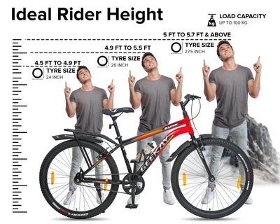 "BURN - RIGID FORK 26T - Geekay Bikes"