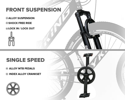 "Y-KING SINGLE SPEED 26T - Geekay Bikes"