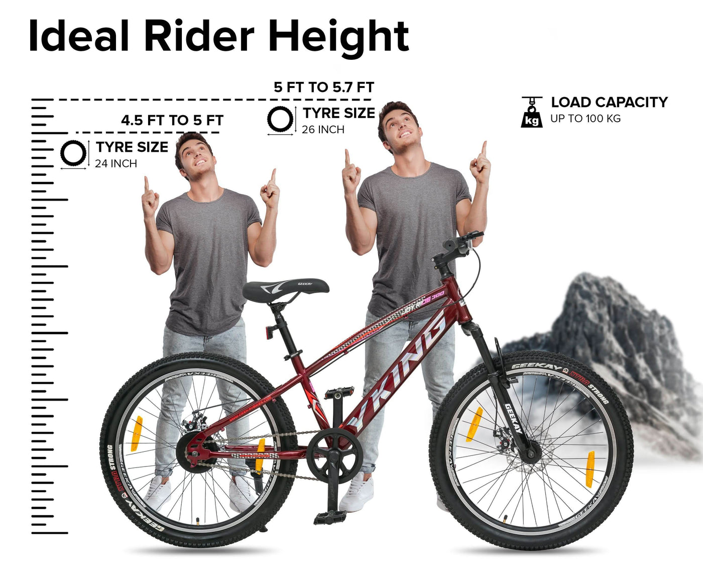 "Y-KING SINGLE SPEED 26T - Geekay Bikes"