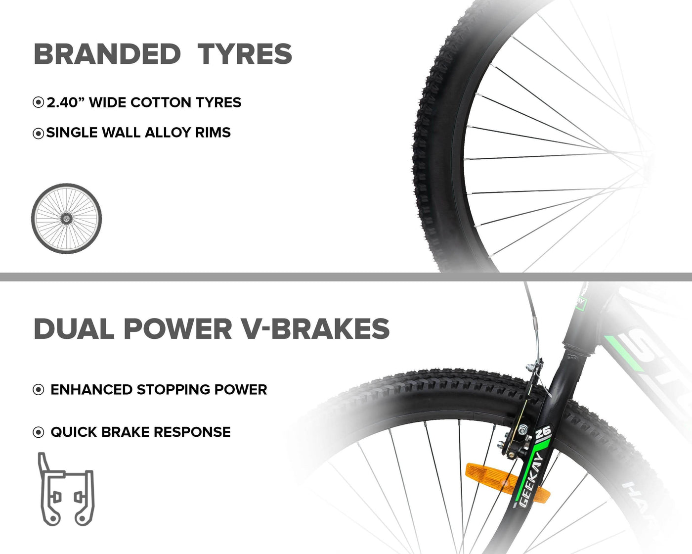 "STURDY 26T - Geekay Bikes"