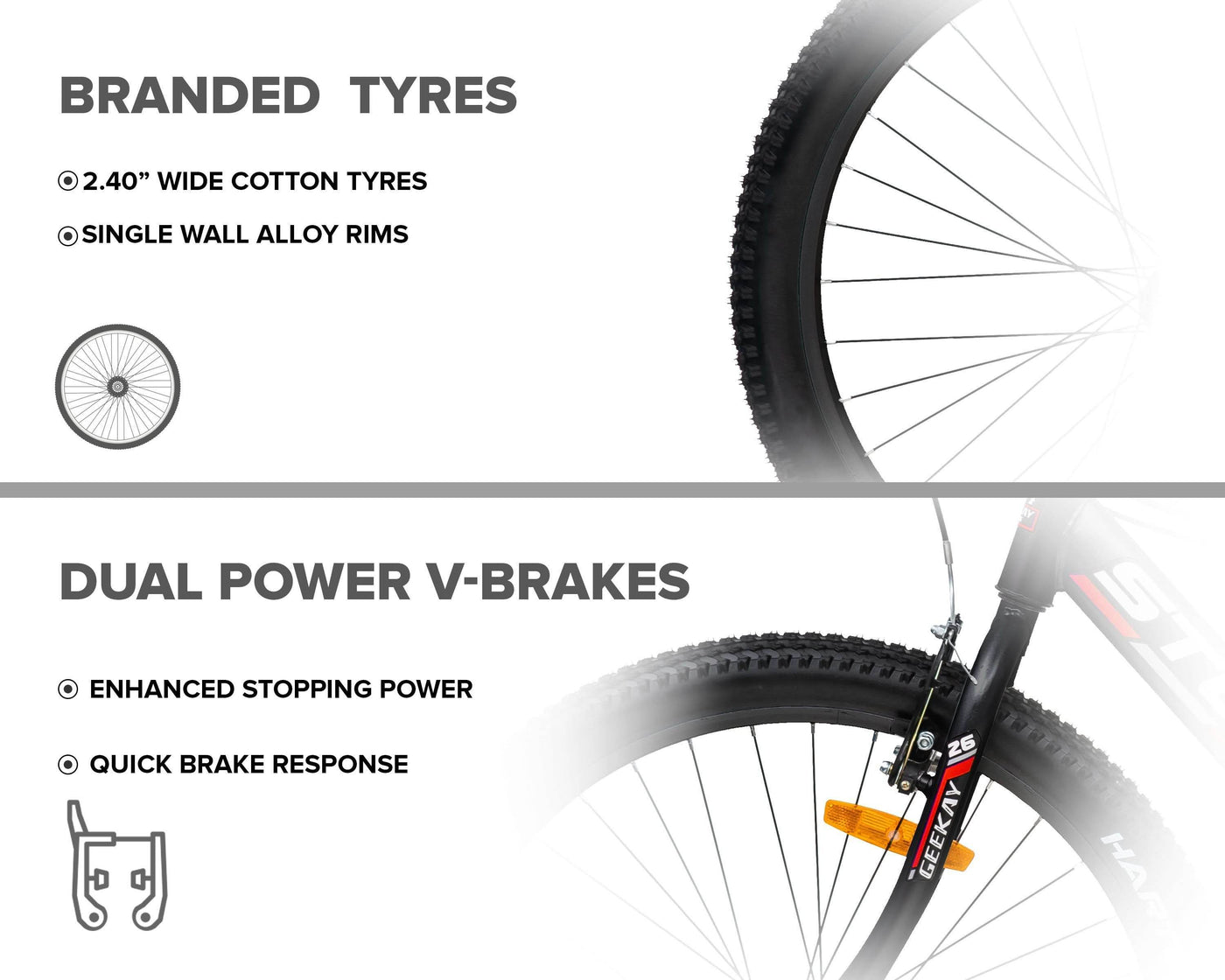 "STURDY 26T - Geekay Bikes"