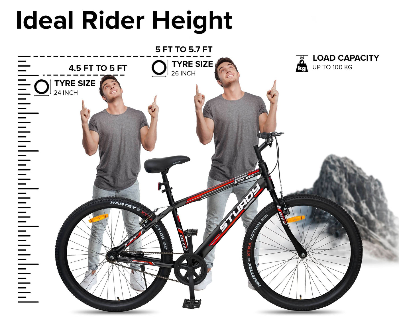 "STURDY 26T - Geekay Bikes"