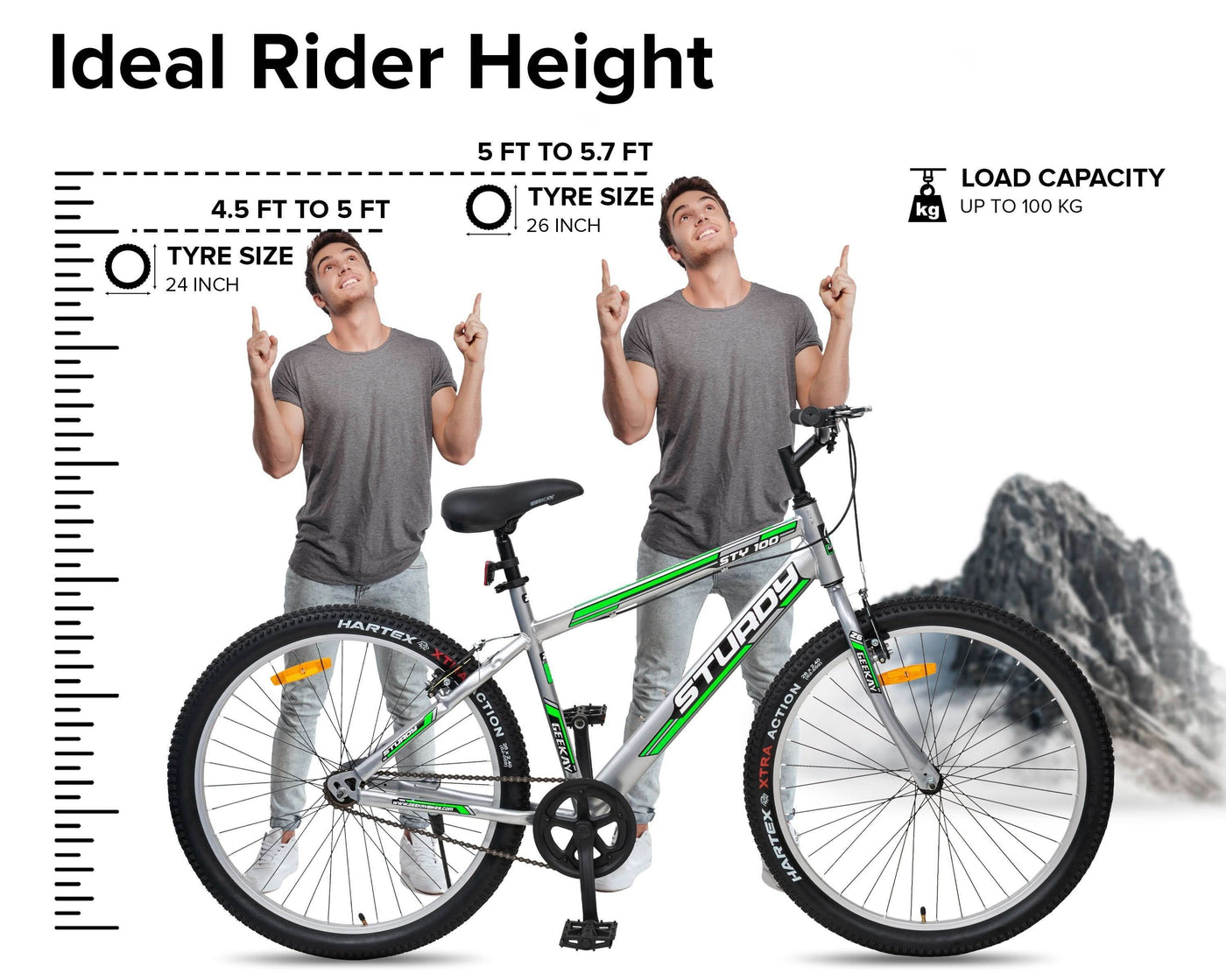 "STURDY 26T - Geekay Bikes"