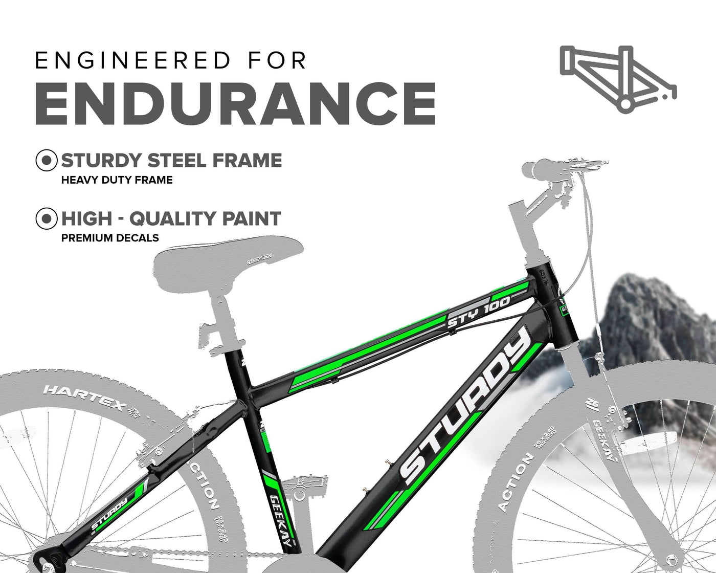 "STURDY 26T - Geekay Bikes"