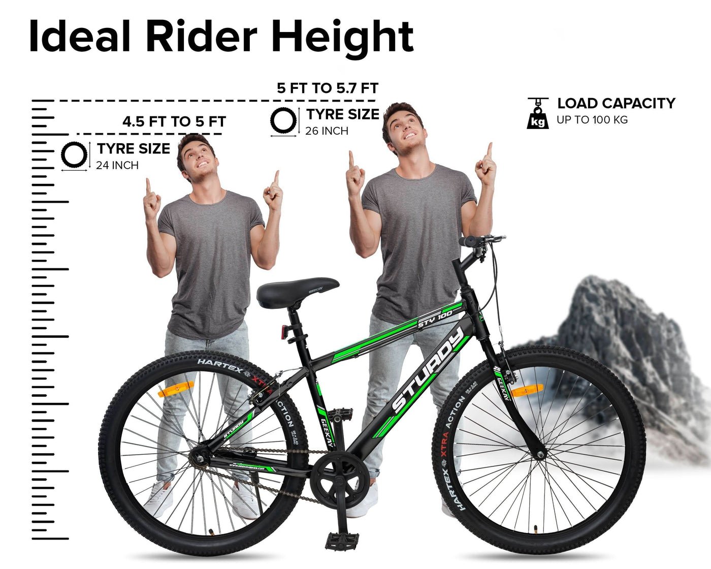 "STURDY 26T - Geekay Bikes"