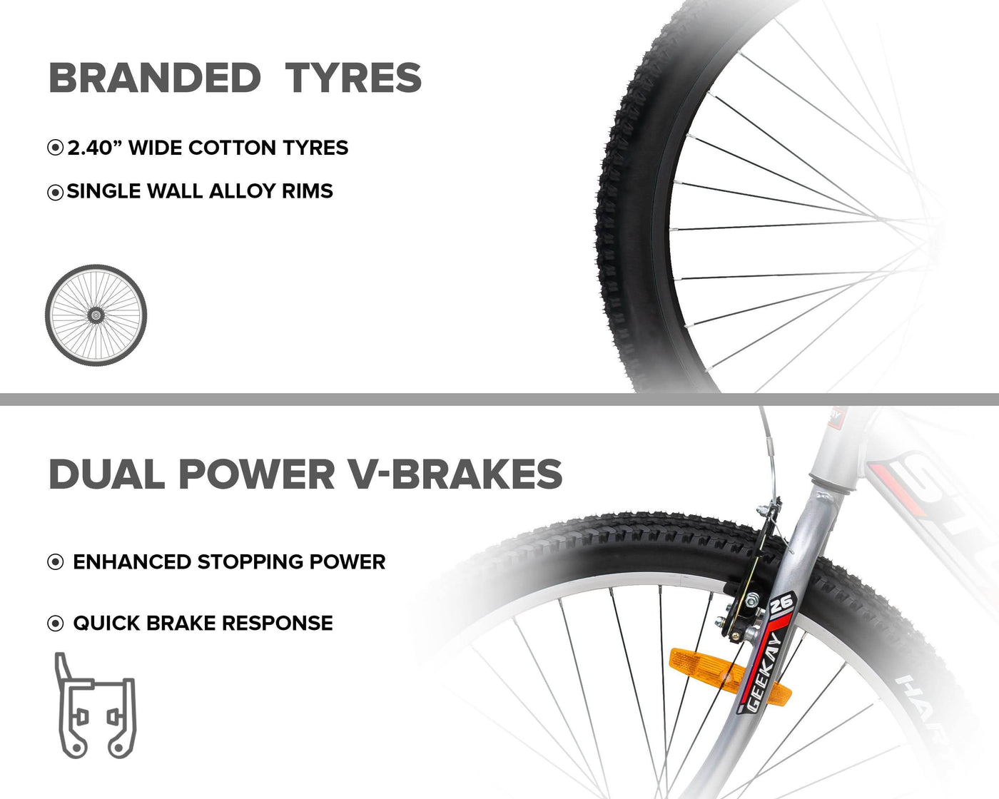 "STURDY 26T - Geekay Bikes"