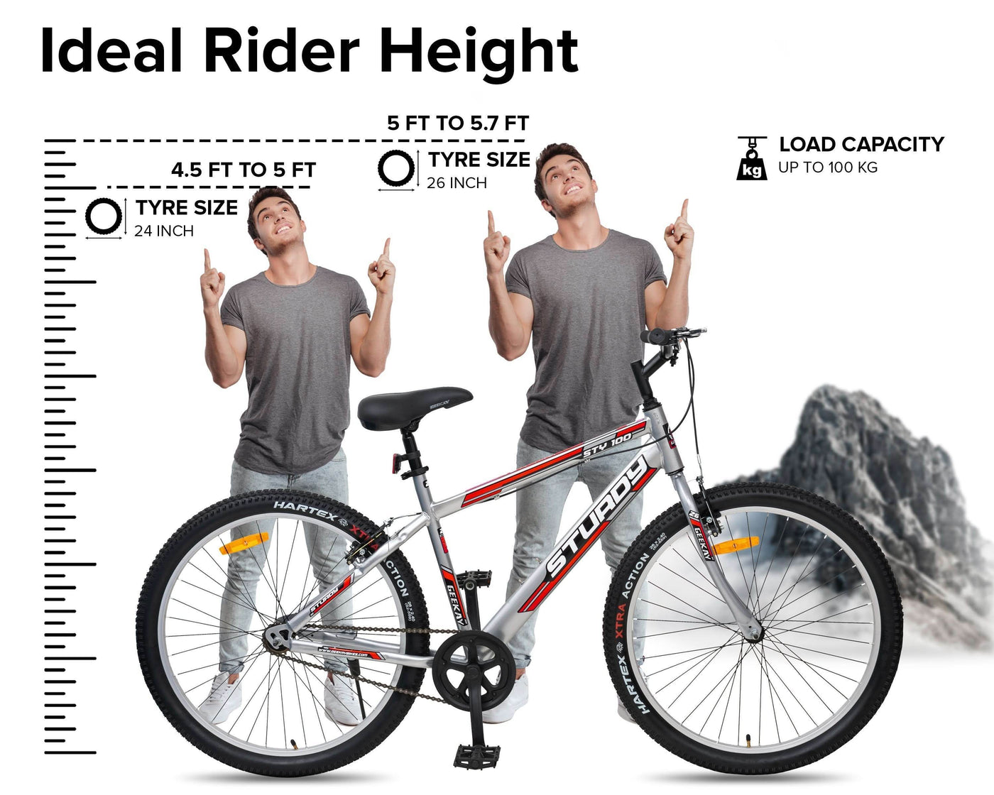 "STURDY 26T - Geekay Bikes"