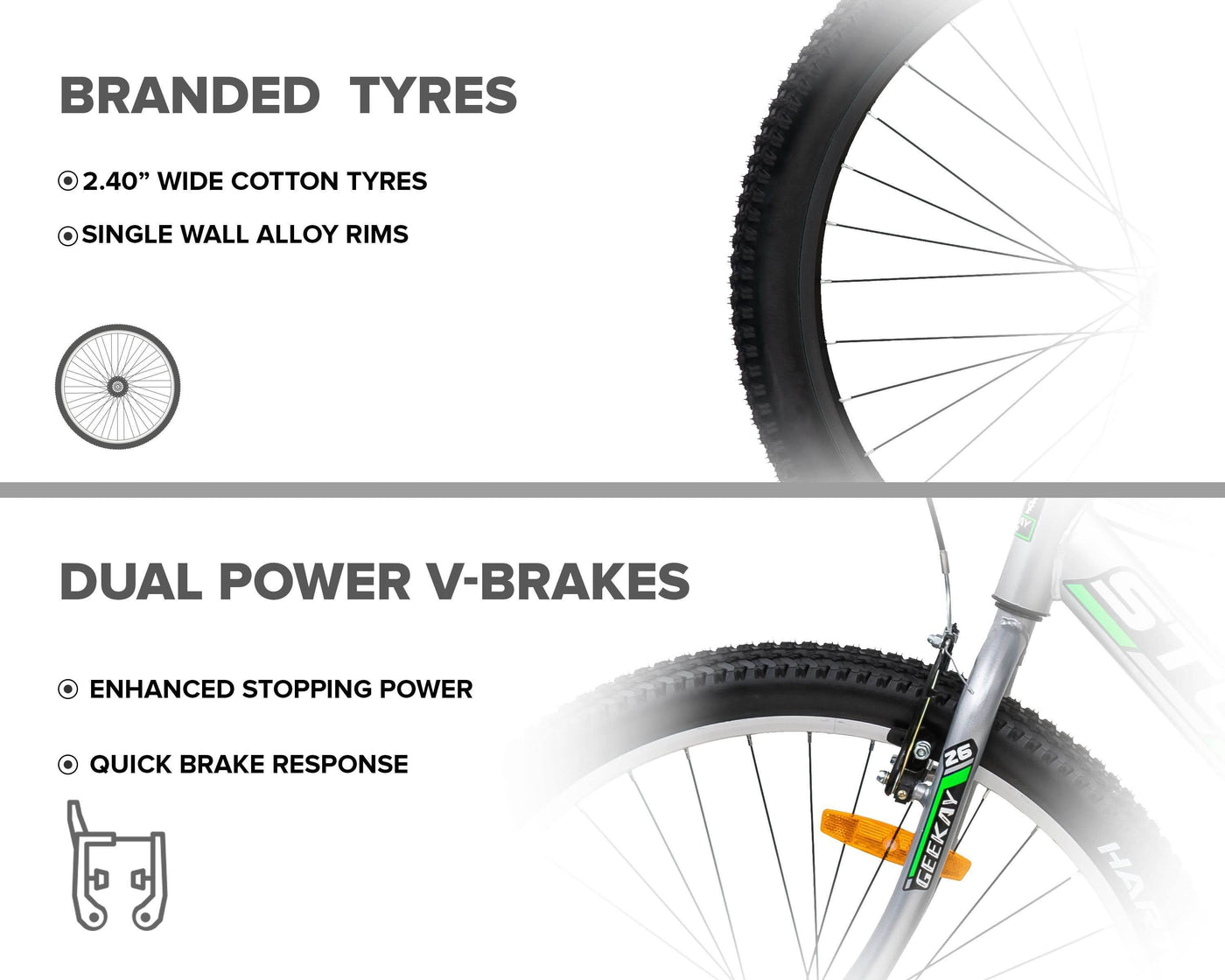 "STURDY 26T - Geekay Bikes"