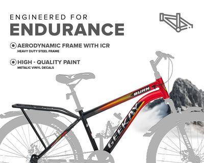 "BURN - SUSPENSION FORK 27.5T - Geekay Bikes"