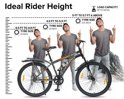 "BURN - SUSPENSION FORK 27.5T - Geekay Bikes"