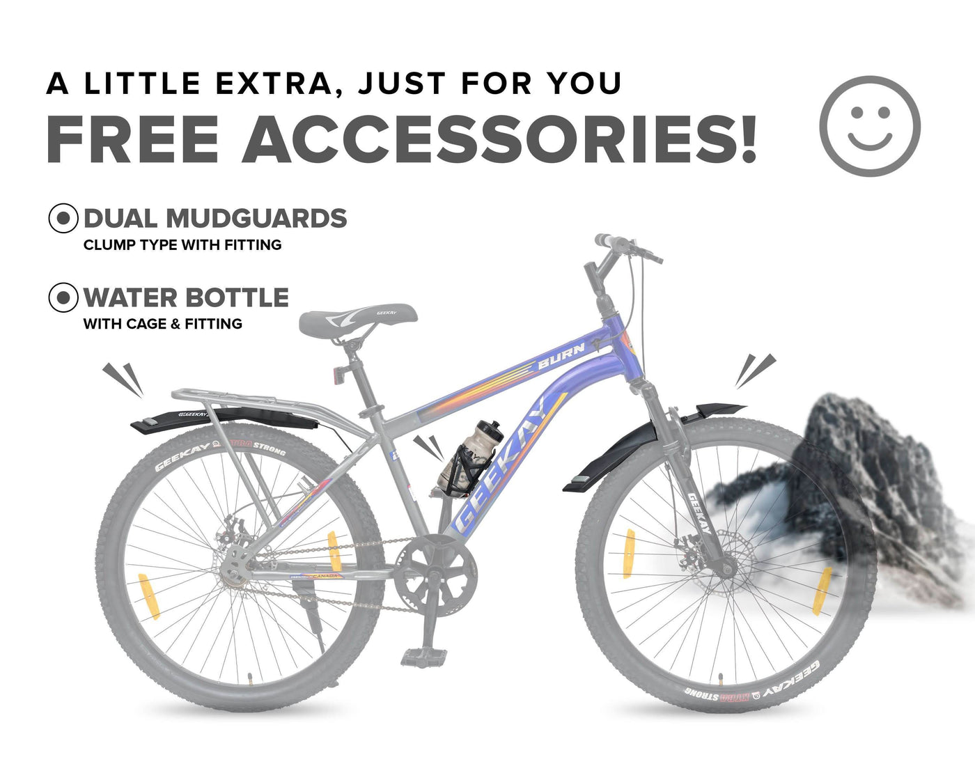 "BURN - SUSPENSION FORK 27.5T - Geekay Bikes"